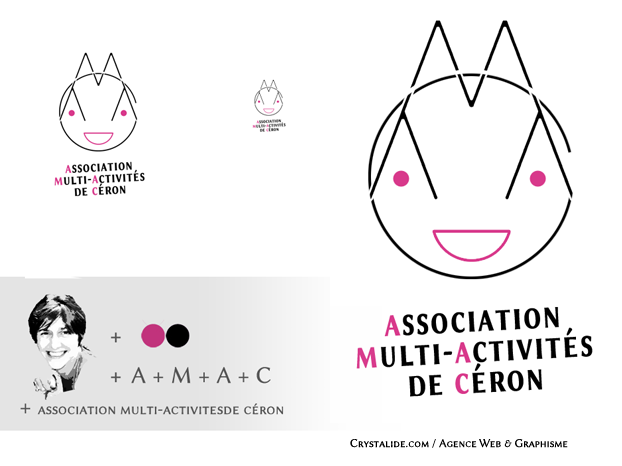 AMAC logo en visage joyeux - Association Multi-Activités de Céron 71