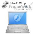 ShellClip framework AS3 description en xml pour créer des GUI dans les applications client/serveur, 